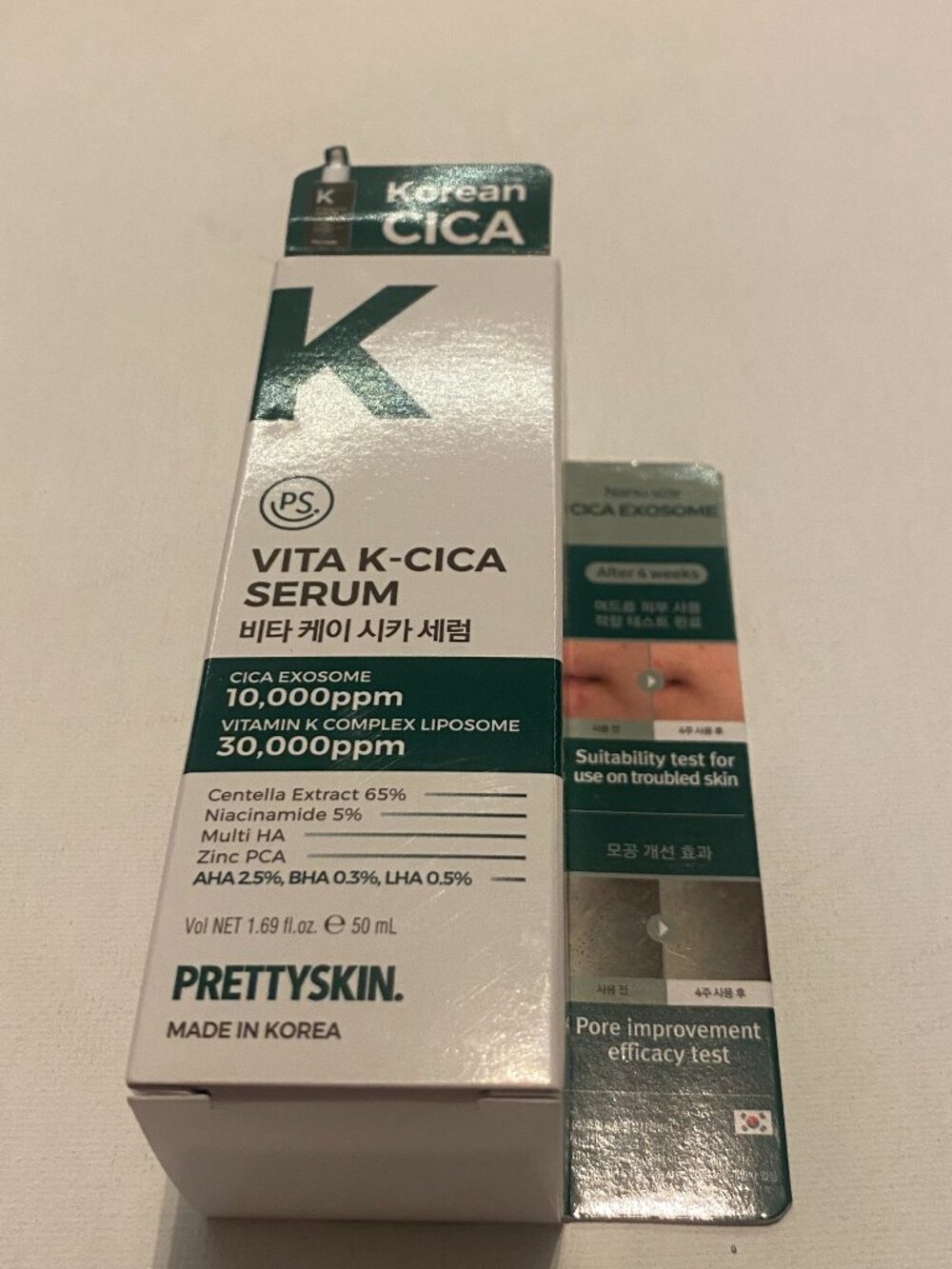 Korean Skincare Vita-K Cica Serum - 2 available